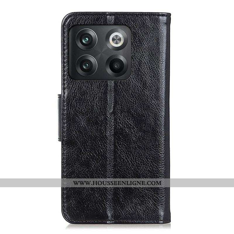 Housse OnePlus 10T 5G Cuir Fendu Nappa