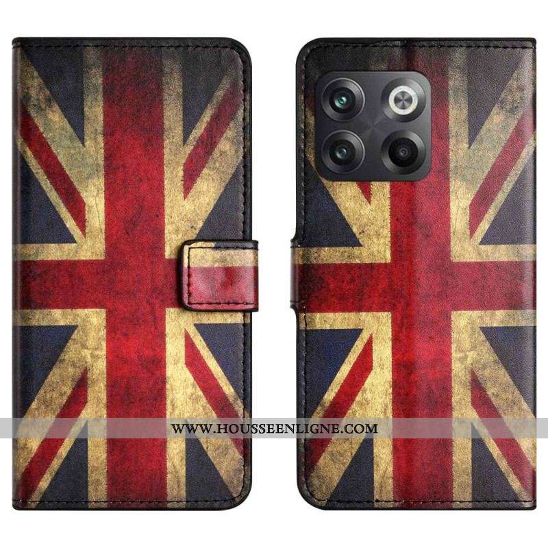 Housse OnePlus 10T 5G Drapeau Anglais Vintage