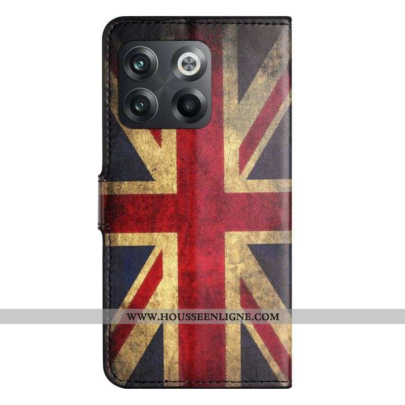 Housse OnePlus 10T 5G Drapeau Anglais Vintage