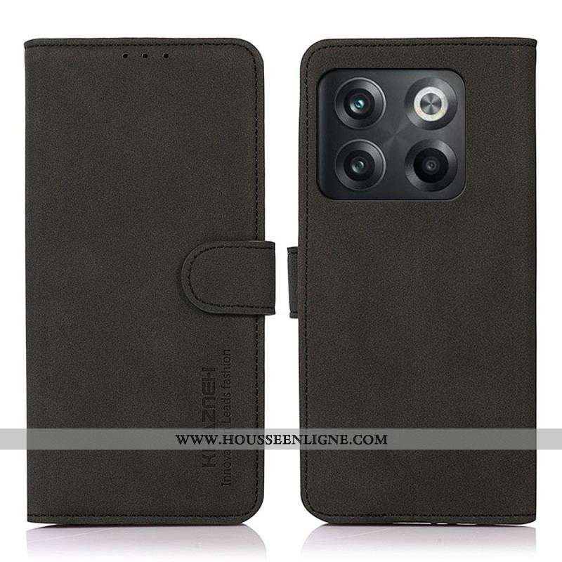 Housse OnePlus 10T 5G Effet Cuir Fashion KHAZNEH