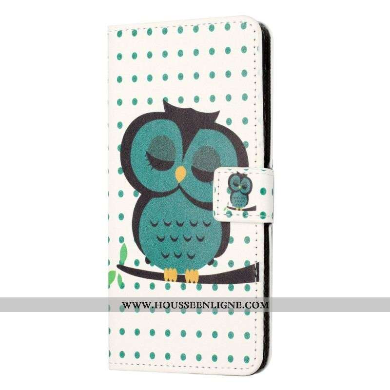Housse OnePlus 10T 5G Hibou Endormi