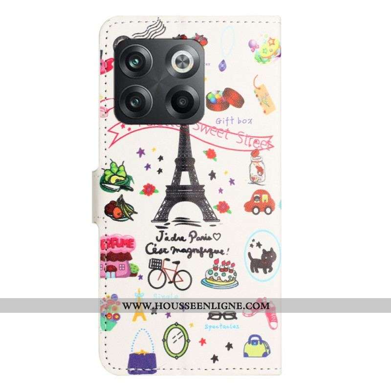 Housse OnePlus 10T 5G J'Adore Paris