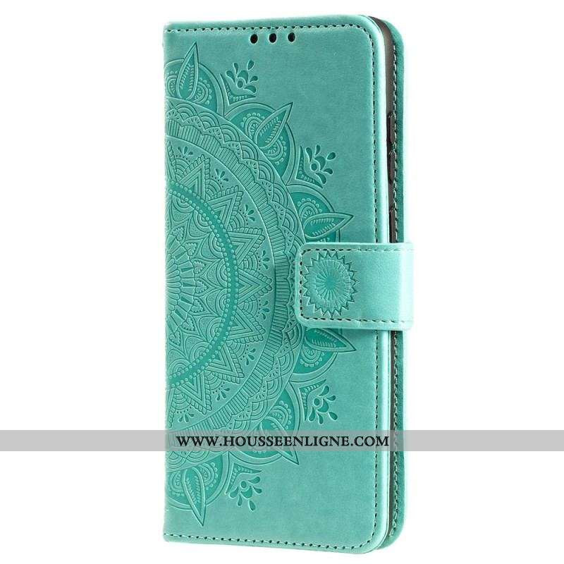Housse OnePlus 10T 5G Mandala Soleil à Lanière