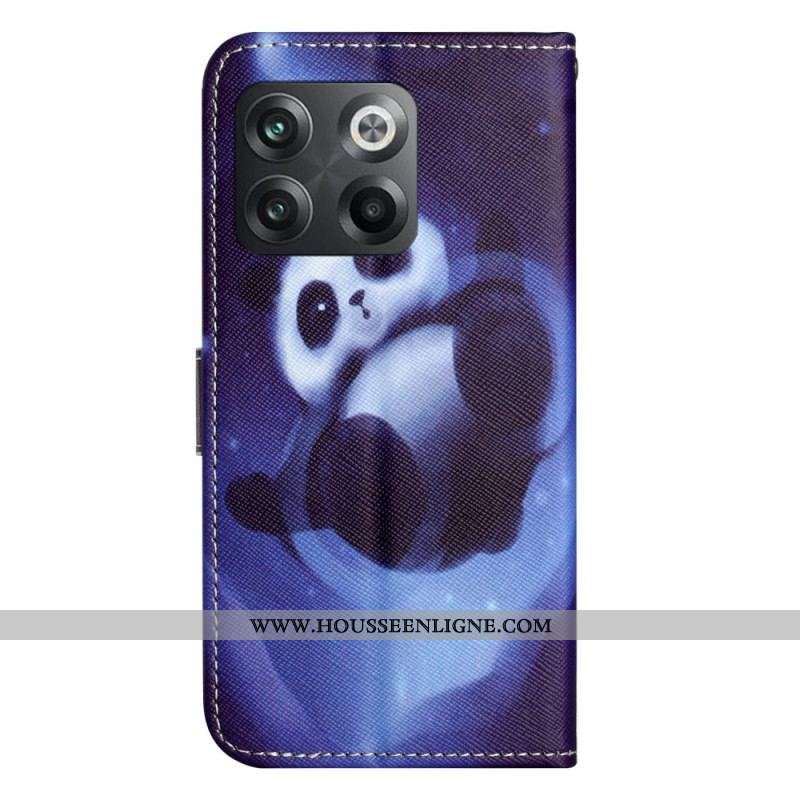 Housse OnePlus 10T 5G Panda Espace à Lanière