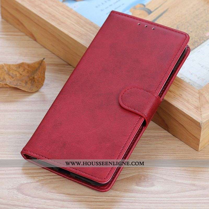 Housse OnePlus 10T 5G Simili Cuir Mat