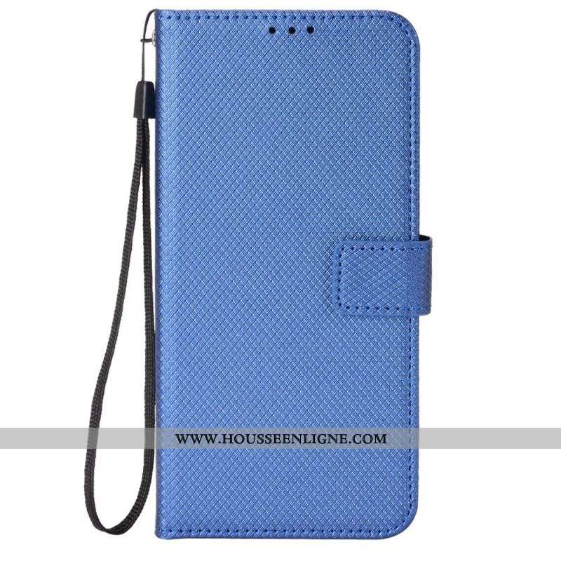 Housse OnePlus 10T 5G Simili Cuir Stylé à Lanière