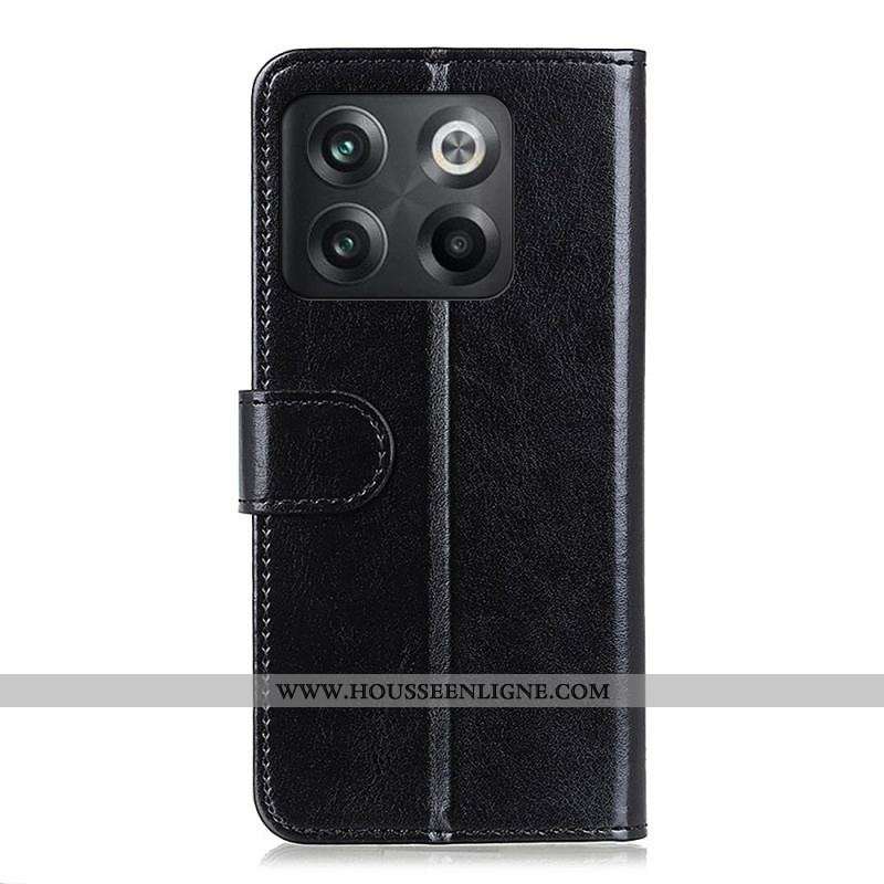 Housse OnePlus 10T 5G Simili Cuir Verni
