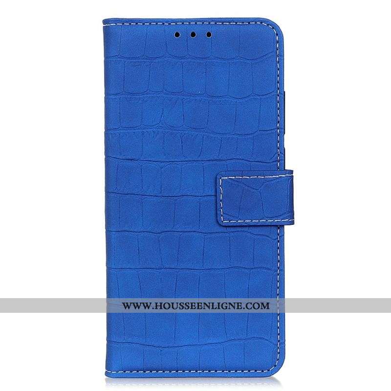 Housse OnePlus 10T 5G Style Peau de Crocodile