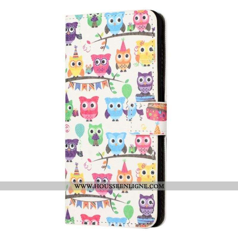 Housse OnePlus 10T 5G Tribu de Hiboux