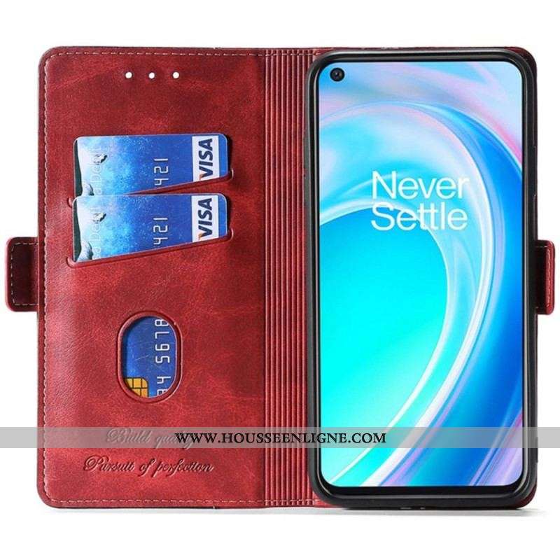 Housse OnePlus 10T Effet Cuir Bicolore