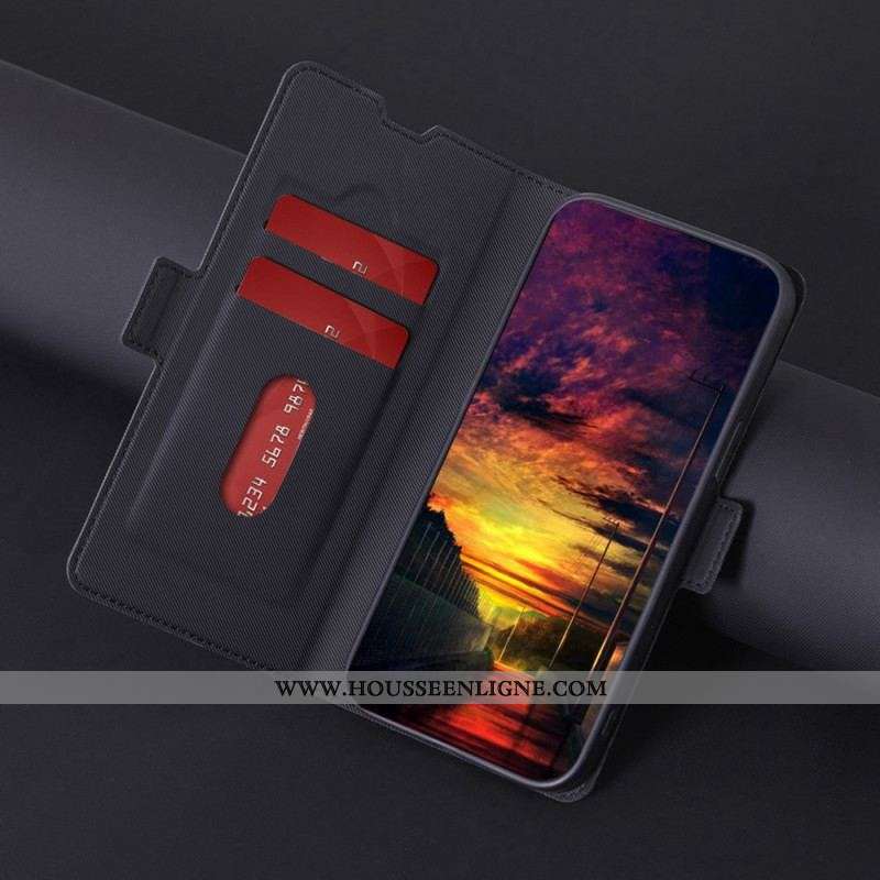 Housse OnePlus 11 5G Bicolore Double Fermoir