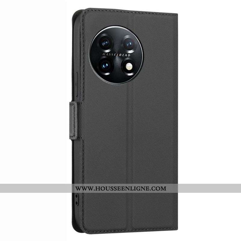 Housse OnePlus 11 5G Bicolore Double Fermoir