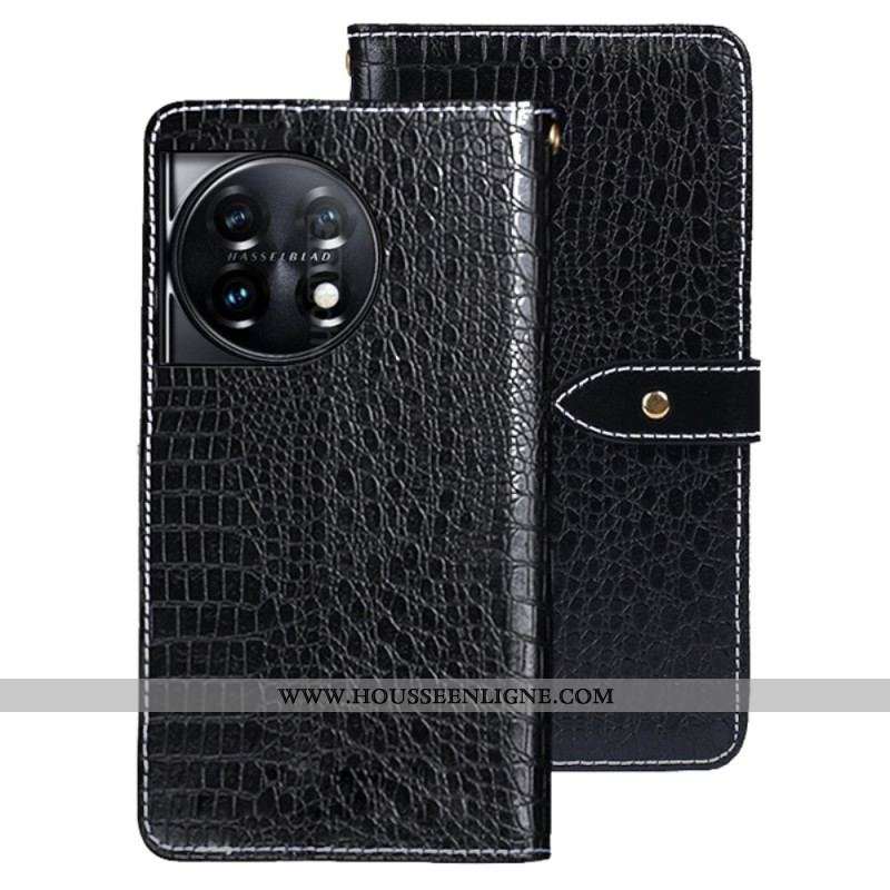 Housse OnePlus 11 5G Crocodile IDEWEI