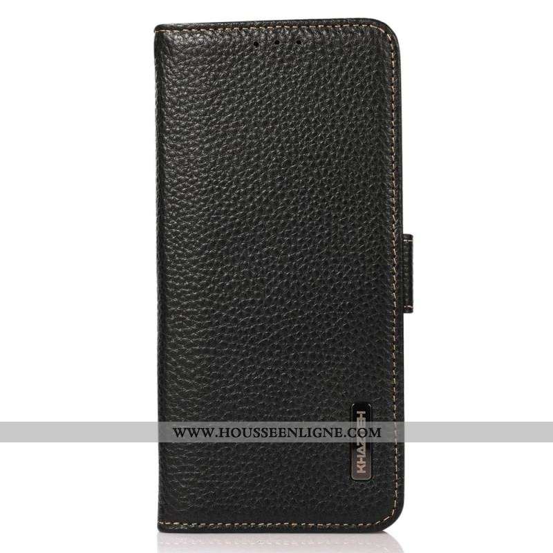 Housse OnePlus 11 5G Cuir Litchi KHAZNEH RFID