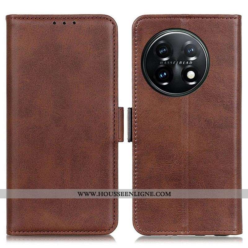 Housse OnePlus 11 5G Double Rabat