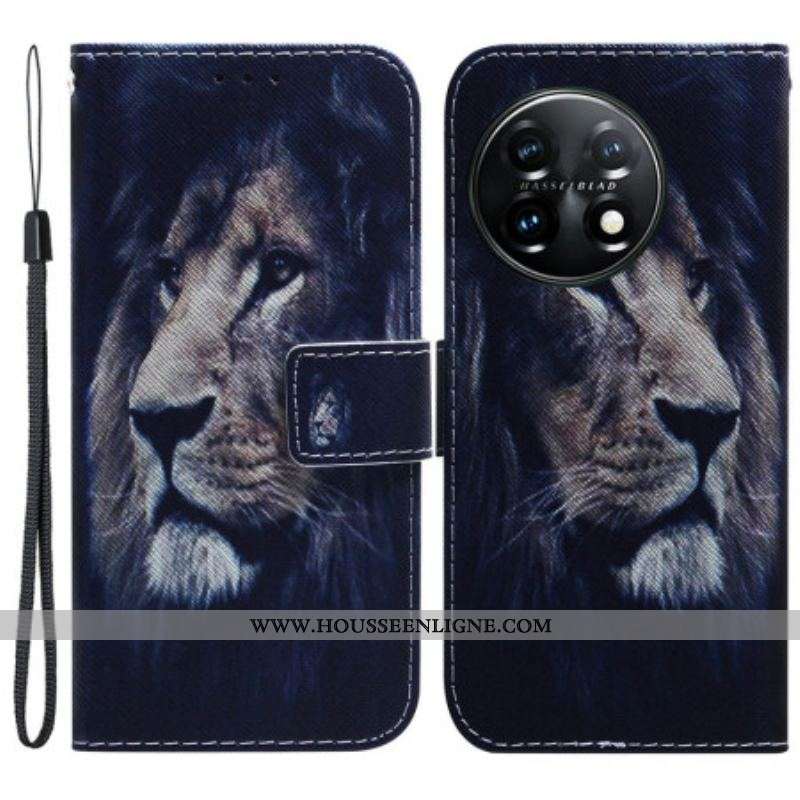 Housse OnePlus 11 5G Dreaming Lion