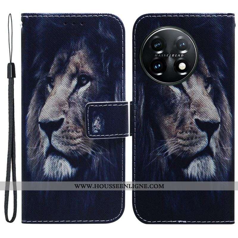 Housse OnePlus 11 5G Dreaming Lion