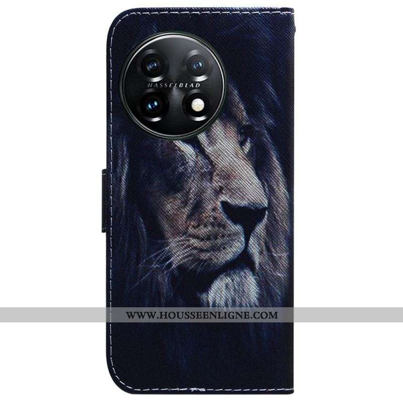 Housse OnePlus 11 5G Dreaming Lion