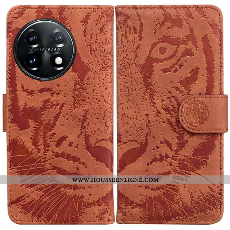 Housse OnePlus 11 5G Empreinte Tigre