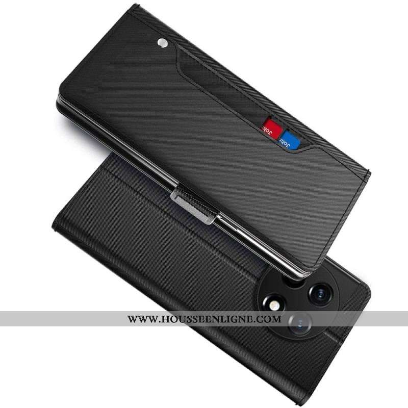 Housse OnePlus 11 5G Miroir et Porte-Cartes Amovible