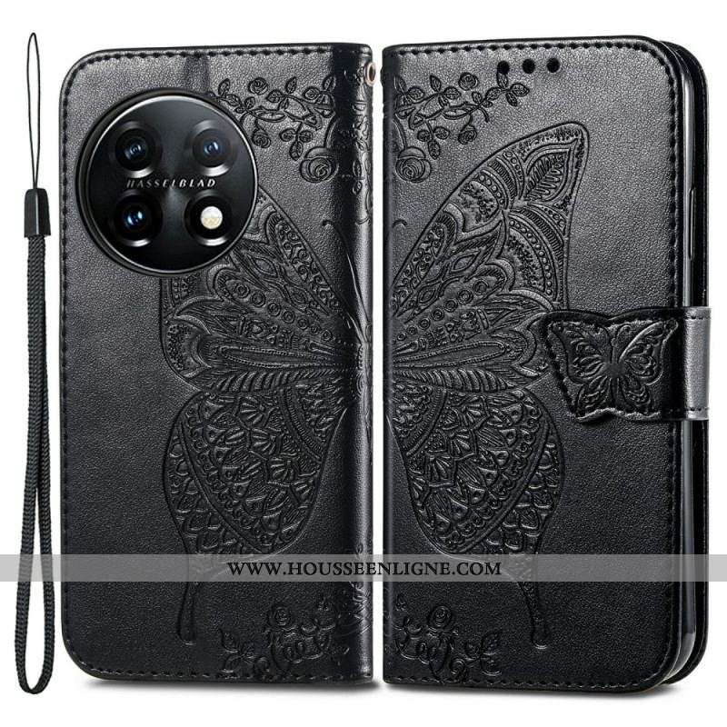 Housse OnePlus 11 5G Papillon Baroque