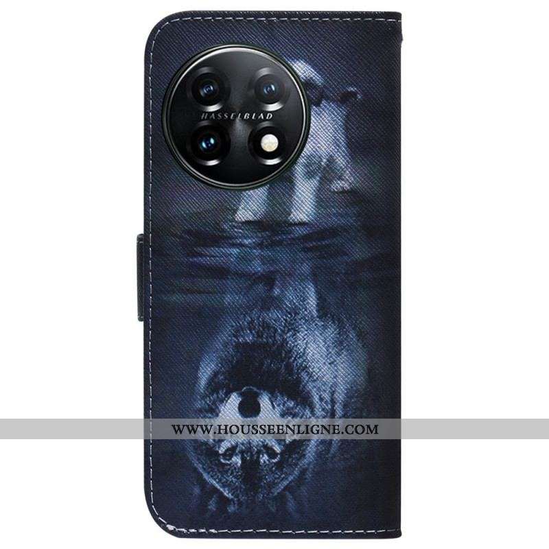 Housse OnePlus 11 5G Reflet de Chien