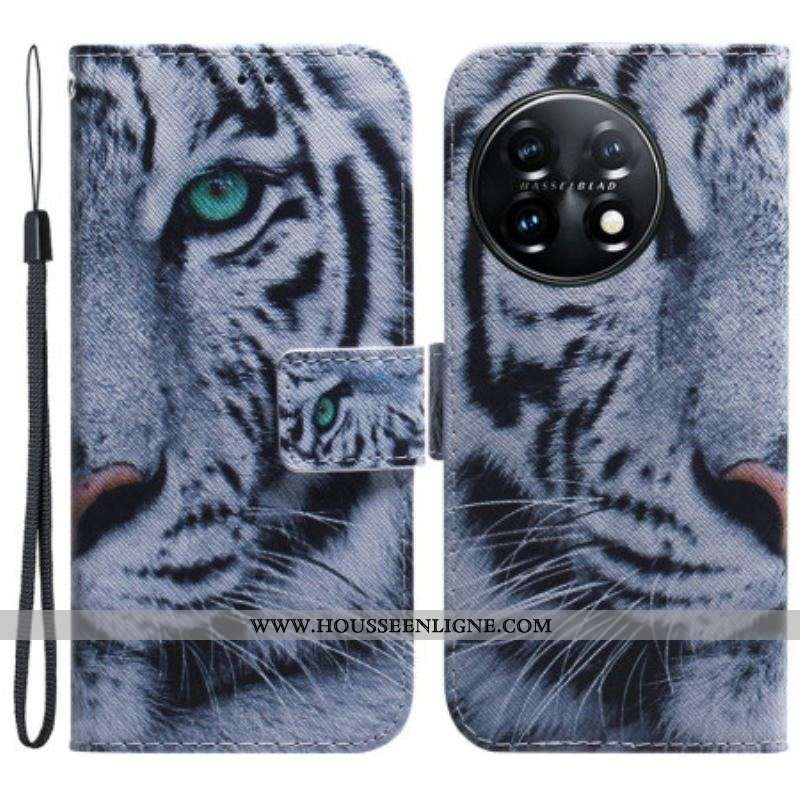 Housse OnePlus 11 5G Tigre Blanc
