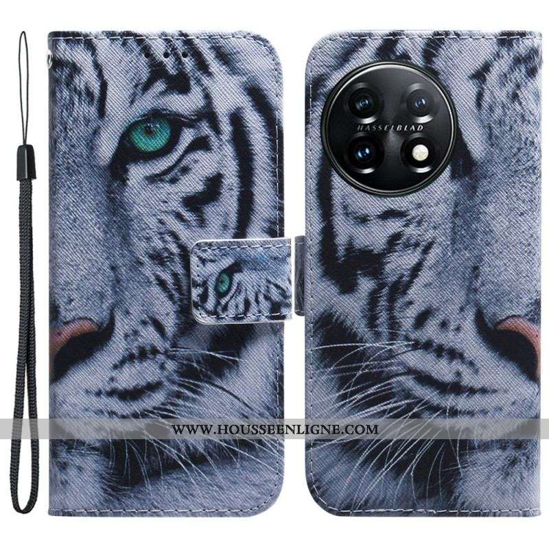 Housse OnePlus 11 5G Tigre Blanc