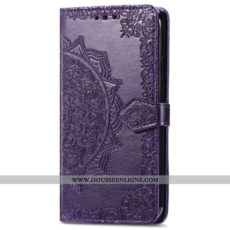 Housse OnePlus 2T 5G Mandala Porte-Cartes à Lanière