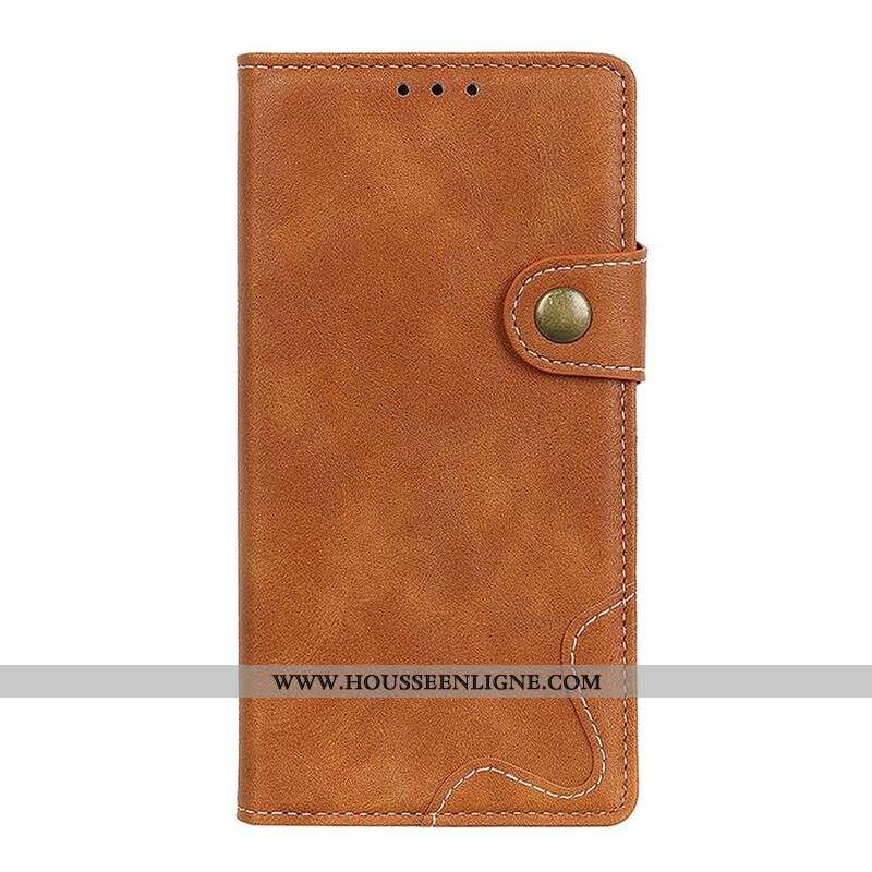 Housse OnePlus Nord 2 5G Artistique Couture Bouton