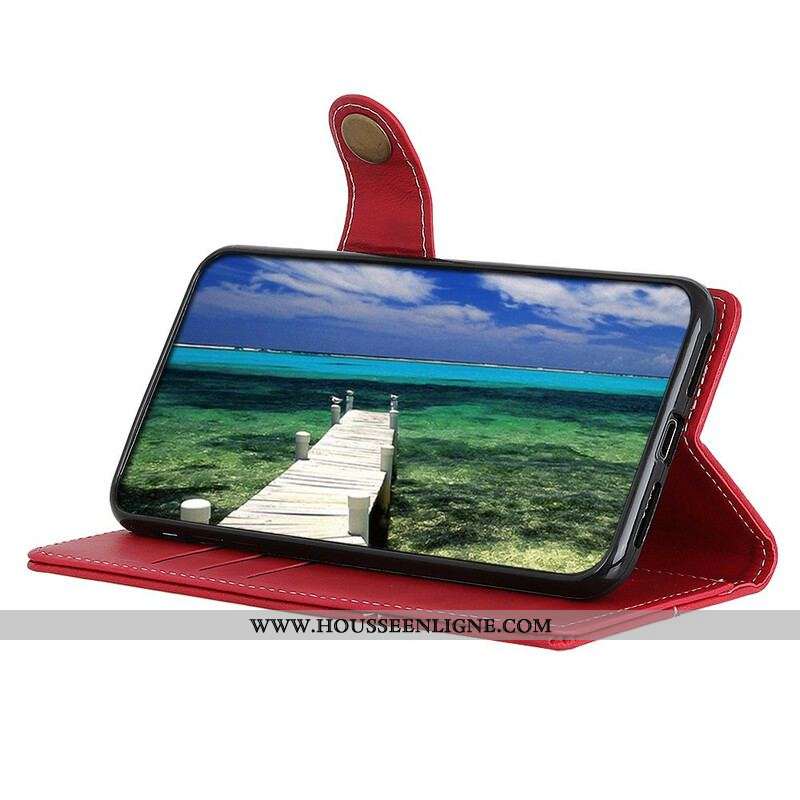 Housse OnePlus Nord 2 5G Artistique Couture Bouton