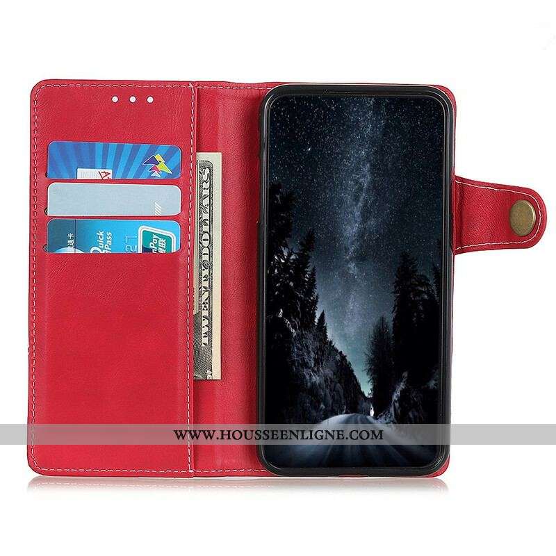 Housse OnePlus Nord 2 5G Artistique Couture Bouton