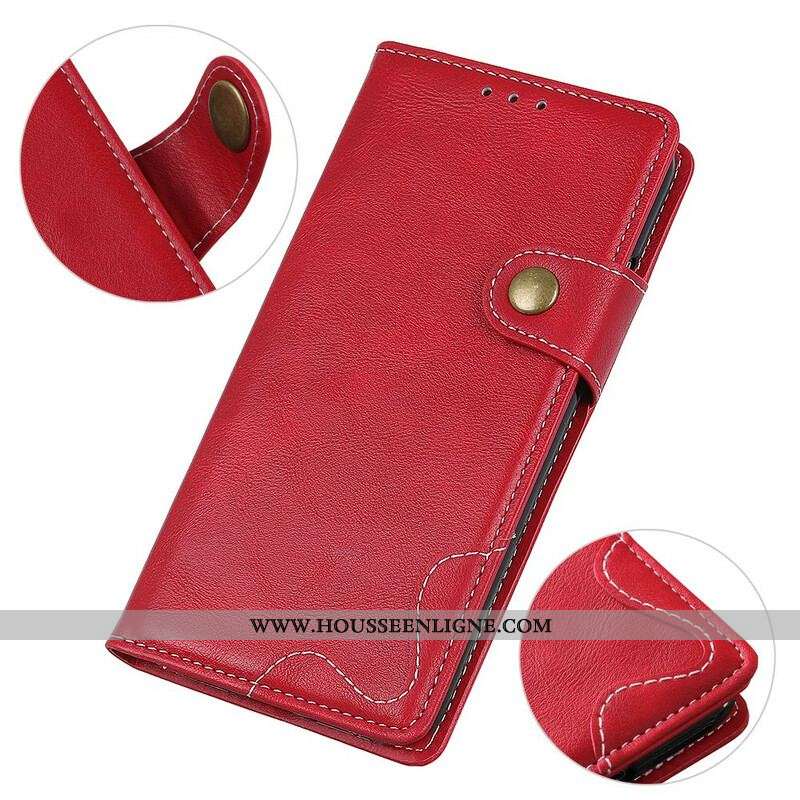 Housse OnePlus Nord 2 5G Artistique Couture Bouton
