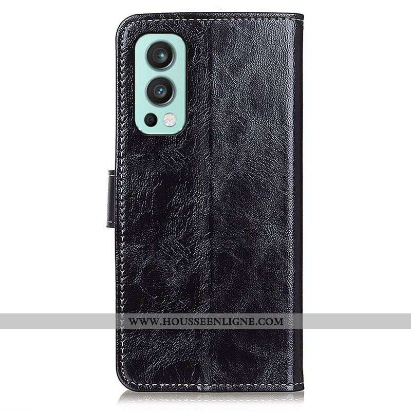 Housse OnePlus Nord 2 5G Brillante et coutures apparentes