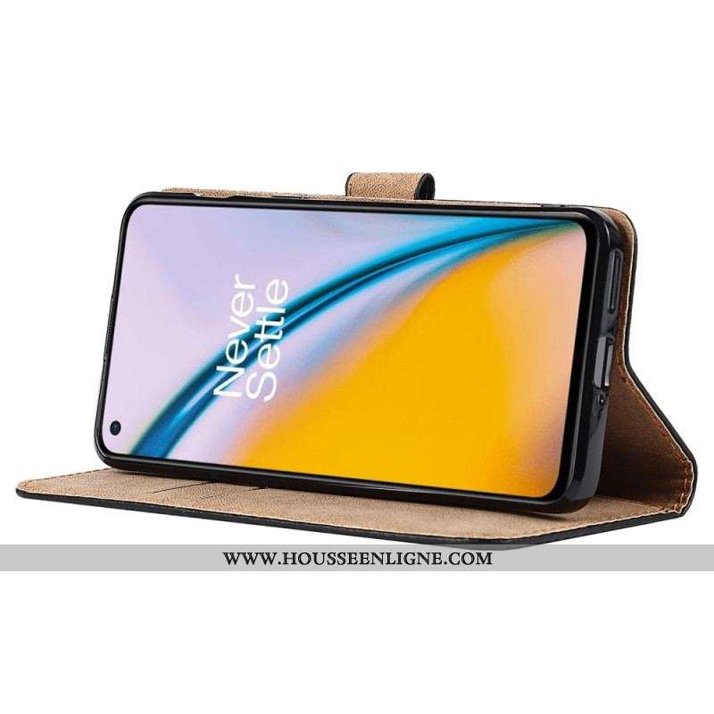 Housse OnePlus Nord 2 5G Cuir Véritable