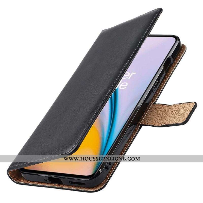 Housse OnePlus Nord 2 5G Cuir Véritable