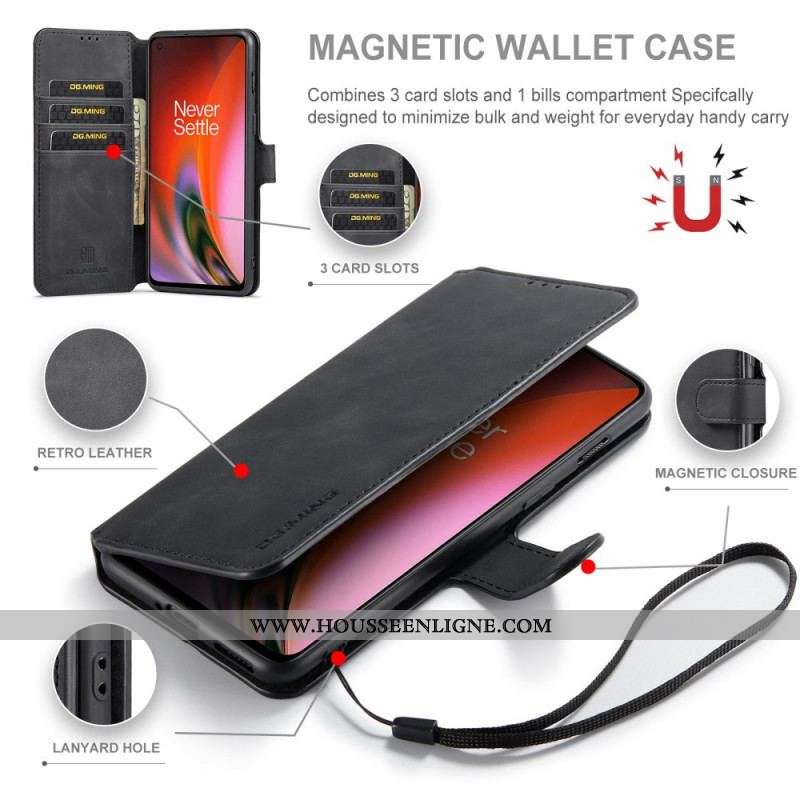 Housse OnePlus Nord 2 5G DG.MING Rétro