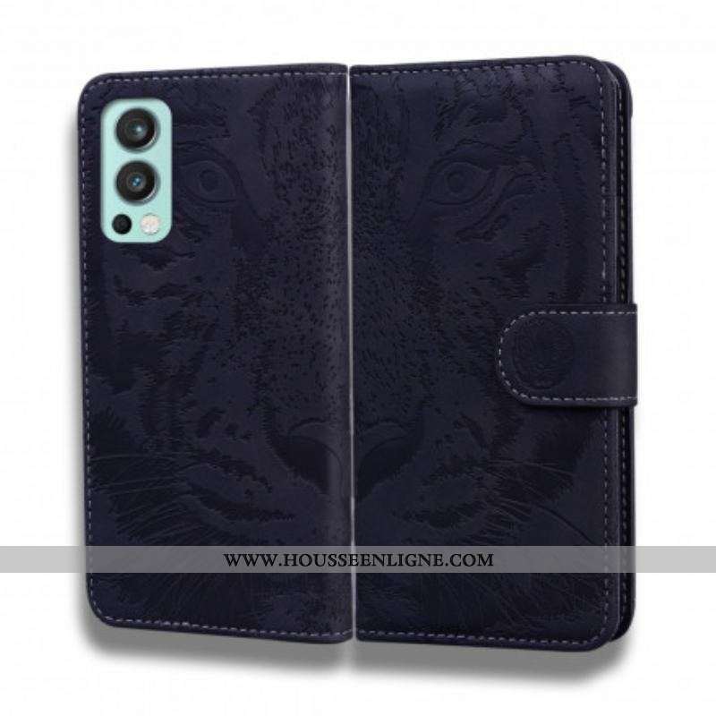 Housse OnePlus Nord 2 5G Empreinte Face de Tigre