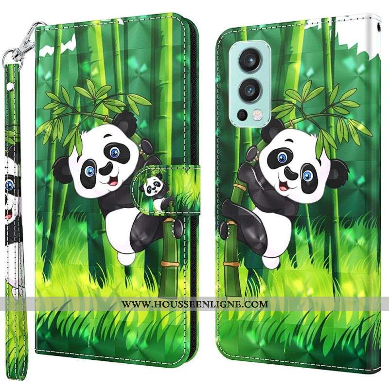 Housse OnePlus Nord 2 5G Panda et Bambou