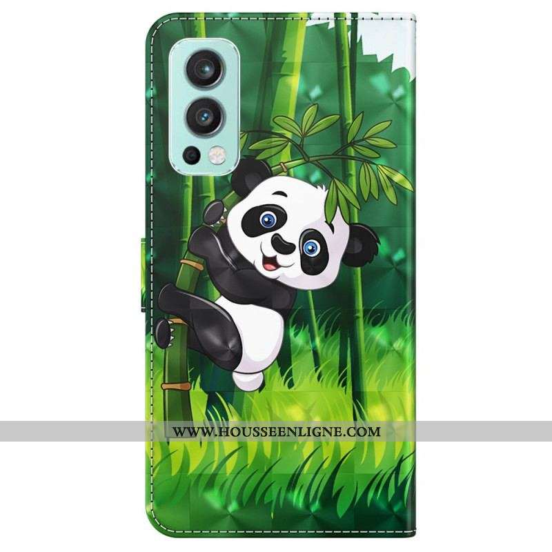 Housse OnePlus Nord 2 5G Panda et Bambou