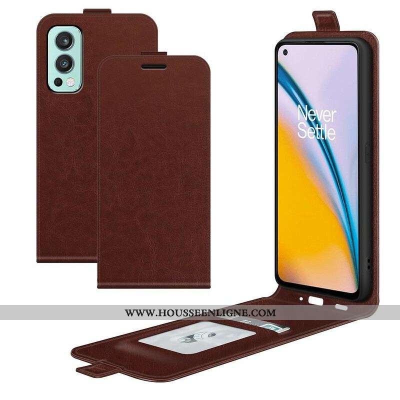 Housse OnePlus Nord 2 5G Rabattable Rétro