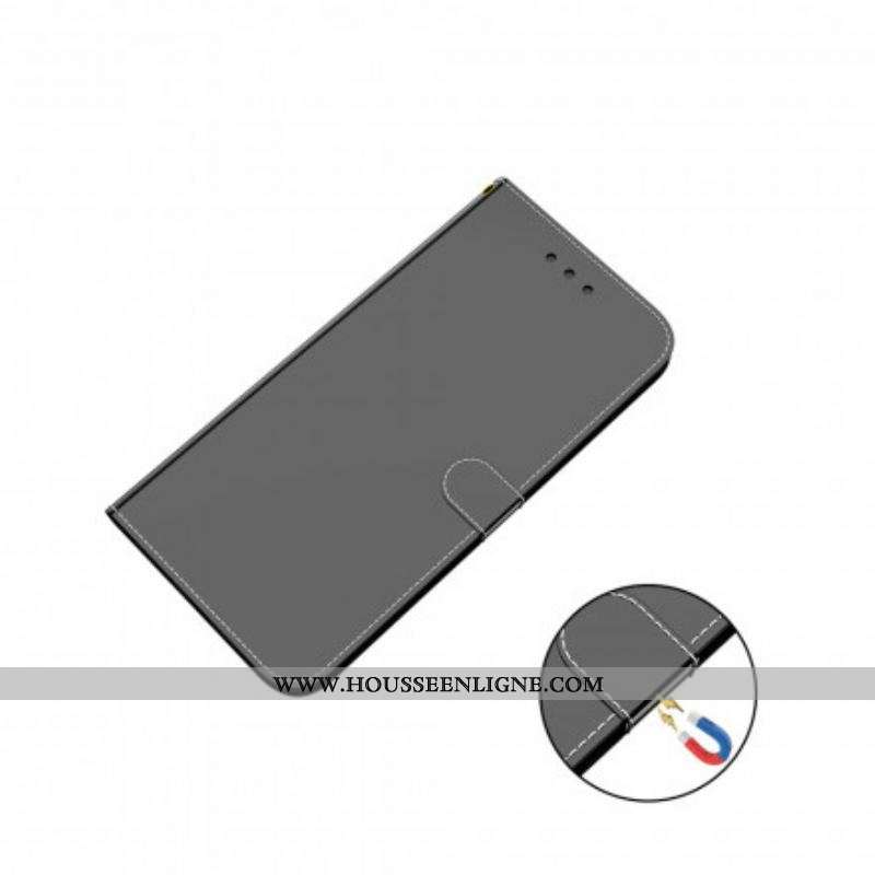 Housse OnePlus Nord 2 5G Simili Cuir Couverture MIroir