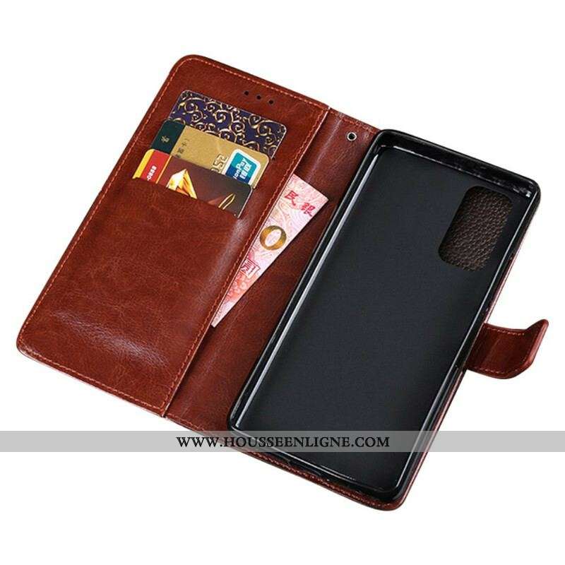 Housse OnePlus Nord 2 5G Simili Cuir IDEWEI