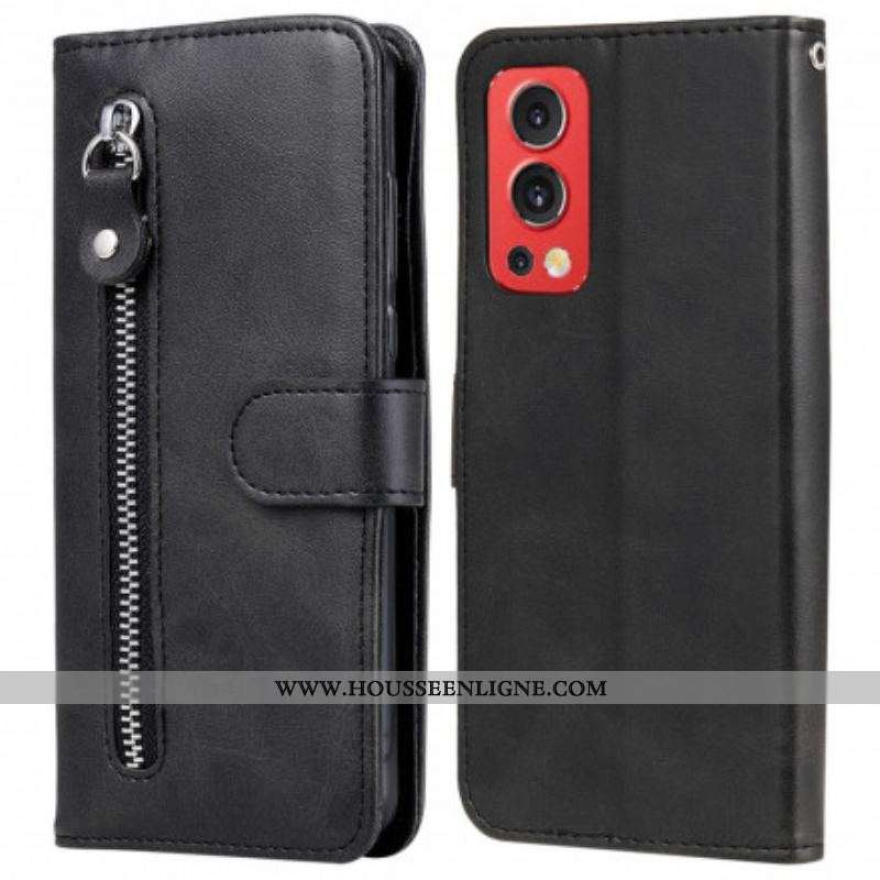 Housse OnePlus Nord 2 5G Vintage Porte-monnaie