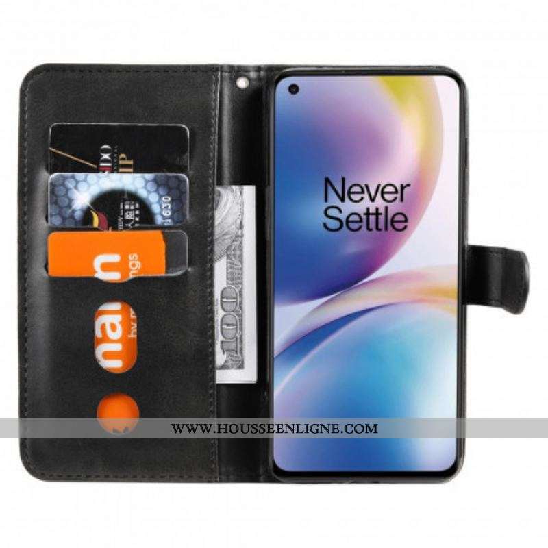 Housse OnePlus Nord 2 5G Vintage Porte-monnaie