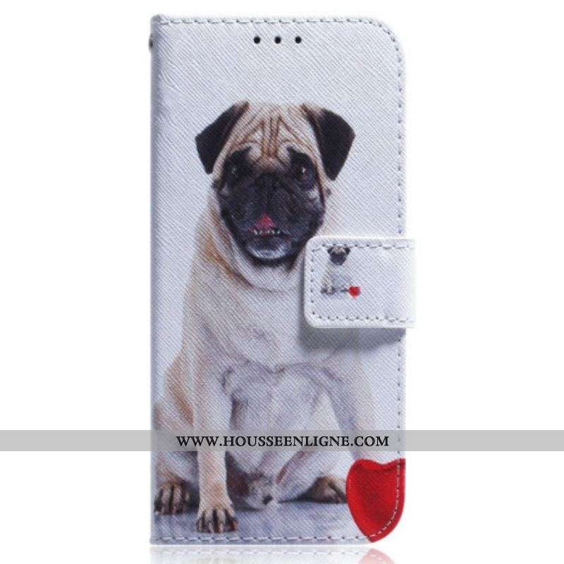 Housse OnePlus Nord 2T 5G Chien Carlin à Lanière