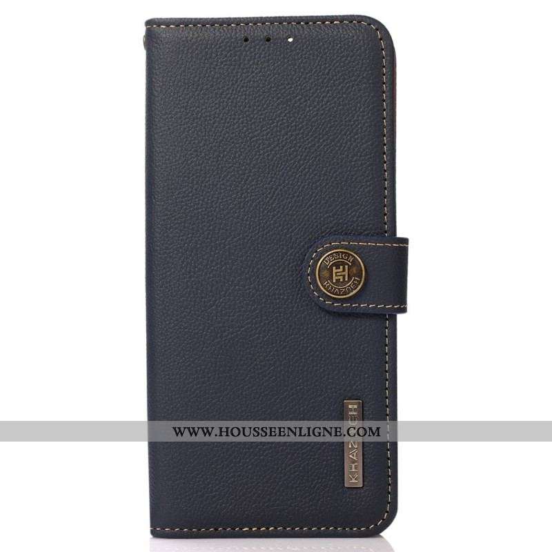 Housse OnePlus Nord 2T 5G Cuir Véritable KHAZNEH RFID