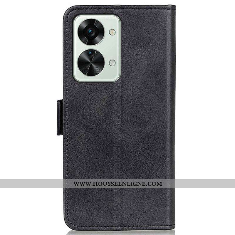 Housse OnePlus Nord 2T 5G Double Fermoir