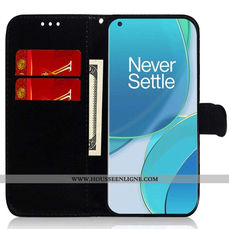 Housse OnePlus Nord 2T 5G Effet Miroir Simili Cuir