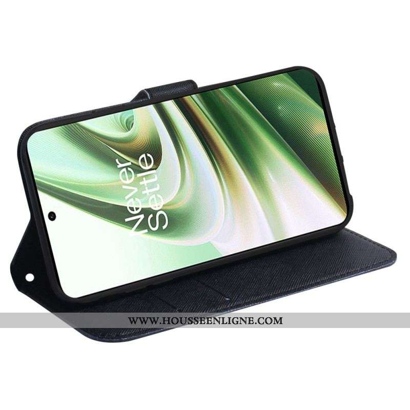 Housse OnePlus Nord 2T 5G Emoji Don't Touch My Phone à Lanière